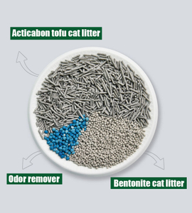 Bentonite Mixing Acticarbon Tofu Cat Litter