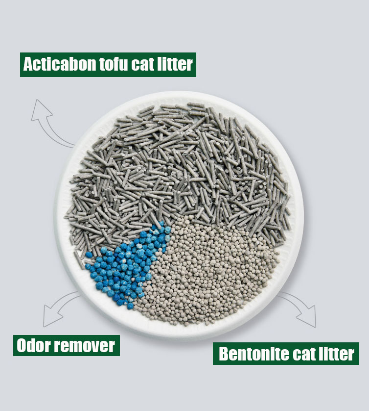 Bentonite Mixing Original Tofu Cat Litter from China manufacturer
